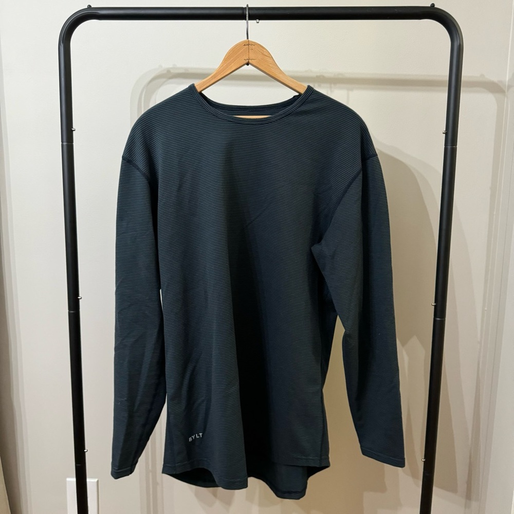 BYLT BASICS DROPCUT LONG SLEEVE SHIRT